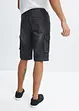 Džínové Cargo bermudy, Relaxed Fit, bonprix