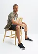 Džínové Cargo bermudy, Relaxed Fit, bonprix