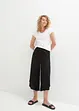 Kalhoty Culotte, délka k lýtkům, z udržitelné viskózy, bonprix