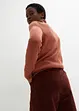 Široké strečové manšestrové kalhoty, High Waist, bonprix