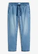 Termo džíny bez zapínání, s flanelovou podšívkou, Regular Fit, Straight, bonprix