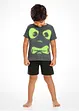 Krátké pyžamo (2dílná souprava) GLOW IN THE DARK, bonprix
