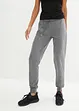 Joggingové kalhoty s náplety, bonprix