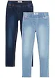 Jeggings Mid Waist (2 ks v balení), bonprix