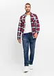 Slim Fit teplákové džíny, Straight, bonprix
