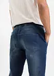 Slim Fit teplákové džíny, Straight, bonprix