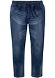 Slim Fit teplákové džíny, Straight, bonprix