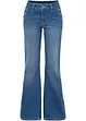 Džíny Bootcut, Mid Waist, organická bavlna, bonprix