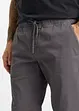 Relaxed Fit strečové chino kalhoty bez zapínání, Straight, bonprix