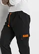 Kalhoty Loose Fit bez zapínání, Straight, bonprix