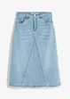 Strečová džínová sukně, High Waist, bonprix