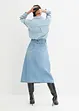 Strečová džínová sukně, High Waist, bonprix