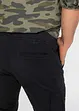 Slim Fit strečové kalhoty bez zapínání a s cargo kapsami, Straight, bonprix