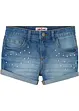 Džínové šortky Mid Waist, bonprix