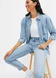 Slim Fit džíny Mid Waist, cropped, bonprix