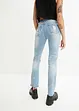 Džíny s potiskem, Straight, Mid Waist, bonprix