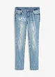 Džíny s potiskem, Straight, Mid Waist, bonprix