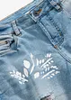 Džíny s potiskem, Straight, Mid Waist, bonprix