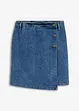 Zavinovací džínová sukně, Mid Waist, bonprix