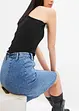Zavinovací džínová sukně, Mid Waist, bonprix