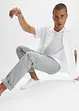 Strečové kalhoty bez zapínání,  Regular Fit, Straight, bonprix