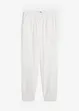 Kalhoty ze směsi bavlny a lnu, High Waist, bonprix
