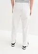Kalhoty ze směsi bavlny a lnu, High Waist, bonprix