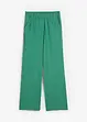 Široké kalhoty ze strukturovaného žerzeje, High Waist, bonprix