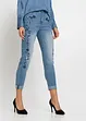 Džíny Slim Fit, Mid Waist, zkrácené, bonprix