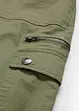 Bavlněné cargo džíny, Mid Waist, bonprix