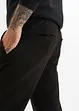 Strečové kalhoty bez zapínání, Loose Fit, Straight, bonprix