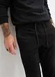 Strečové kalhoty bez zapínání, Loose Fit, Straight, bonprix