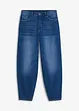 Džíny Barrel z organické bavlny, High Waist, bonprix
