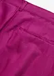Kalhoty se lnem a sklady u pasu, High Waist, bonprix