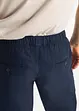 Kalhoty bez zapínání, Regular Fit s podílem lnu, Straight, bonprix