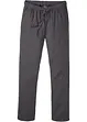 Kalhoty bez zapínání, Regular Fit s podílem lnu, Straight, bonprix