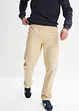 Kalhoty bez zapínání, Regular Fit Straight, z čisté bavlny, bonprix