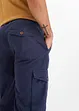 Dlouhé cargo bermudy se lnem, Regular Fit, bonprix