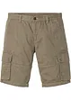 Cargo bermudy z čisté bavlny, Regular Fit, bonprix