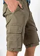 Cargo bermudy z čisté bavlny, Regular Fit, bonprix