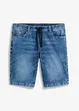 Lehké džínové bermudy bez zapínání Slim Fit, bonprix