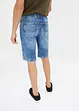 Lehké džínové bermudy bez zapínání Slim Fit, bonprix