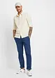 Strečové kalhoty bez zapínání Slim Fit Straight, bonprix