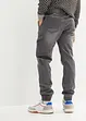 Džíny z teplákoviny Regular Fit, s cargo kapsami, Straight, bonprix
