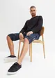 Lehké dlouhé džínové cargo bermudy, Relaxed Fit, bonprix