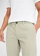 Strečové chino kalhoty Relaxed Fit s organickou bavlnou, Straight, bonprix