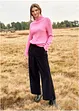 Manšestrové kalhoty s pohodlným pasem, High Waist, bonprix