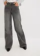 Strečové džíny Wide Leg, Mid Waist, bonprix