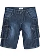 Cargo džínové bermudy, Regular Fit, bonprix