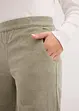 Manšestrové kalhoty s pohodlným pasem, High Waist, bonprix